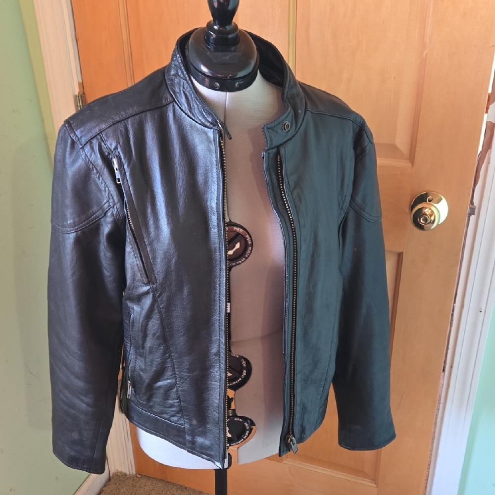 Unik Black Leather Jacket